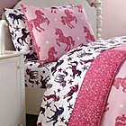 Alternate image 4 for Kute Kids Shimmering Glitter Unicorn 3-Piece Full Comforter Set in Pink