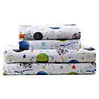 Alternate image 0 for Kute Kids Far Out Galaxy Queen Sheet Set in White/Multi