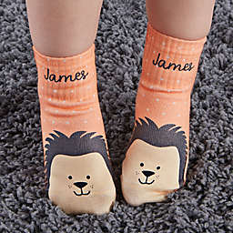 Hedgehog Personalized Toddler Socks