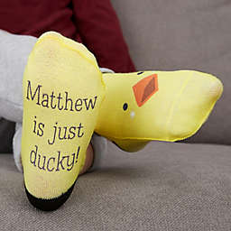 Just Ducky Personalized Toddler Socks