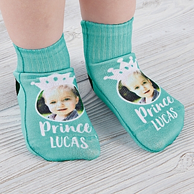 Prince Personalized Photo Toddler Socks. View a larger version of this product image.