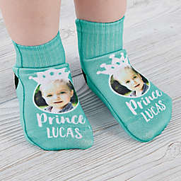 Prince Personalized Photo Toddler Socks