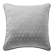 Waterford&reg; Vernon European Pillow Sham in Grey