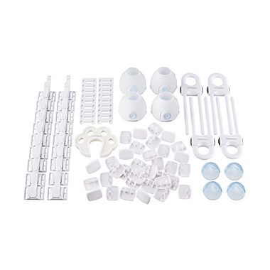 Toddleroo by North States&reg; 65-Piece Deluxe Childproofing Set in White. View a larger version of this product image.