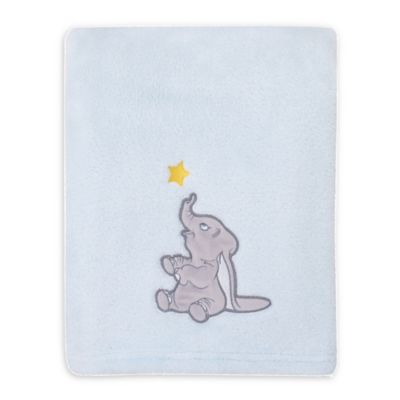 disney dumbo white fleece blanket