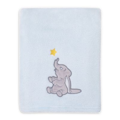 Disney Baby&reg; Dumbo Shine Bright Little Star Baby Blanket in Aqua