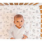 Alternate image 3 for The Peanutshell&trade; Farm Check Fitted Crib Sheets in Grey (2-Pack)