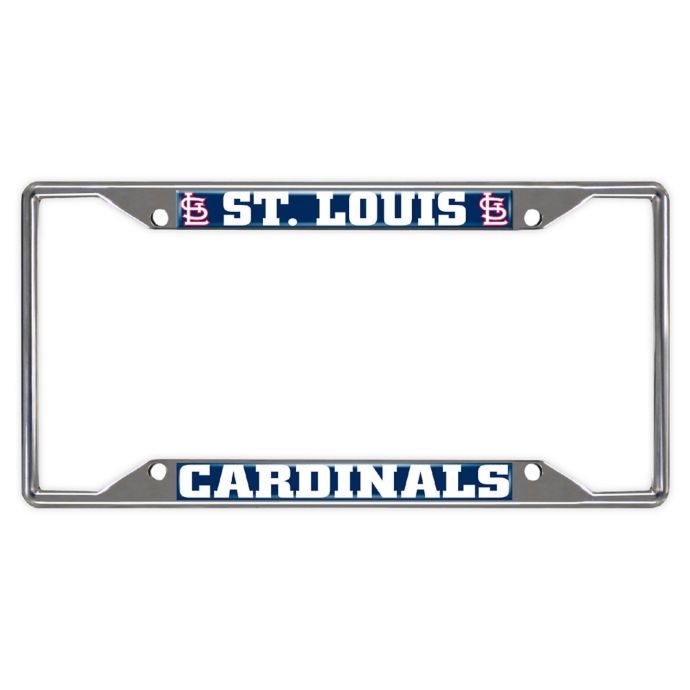 MLB St. Louis Cardinals Chrome License Plate Frame | Bed Bath & Beyond