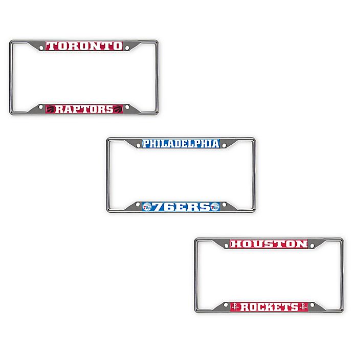 Alternate image 1 for NBA Chrome License Plate Frame Collection
