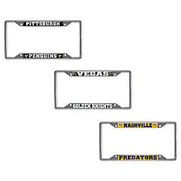 NHL Chrome License Plate Frame Collection