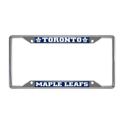 NHL Toronto Maple Leafs Chrome License Plate Frame
