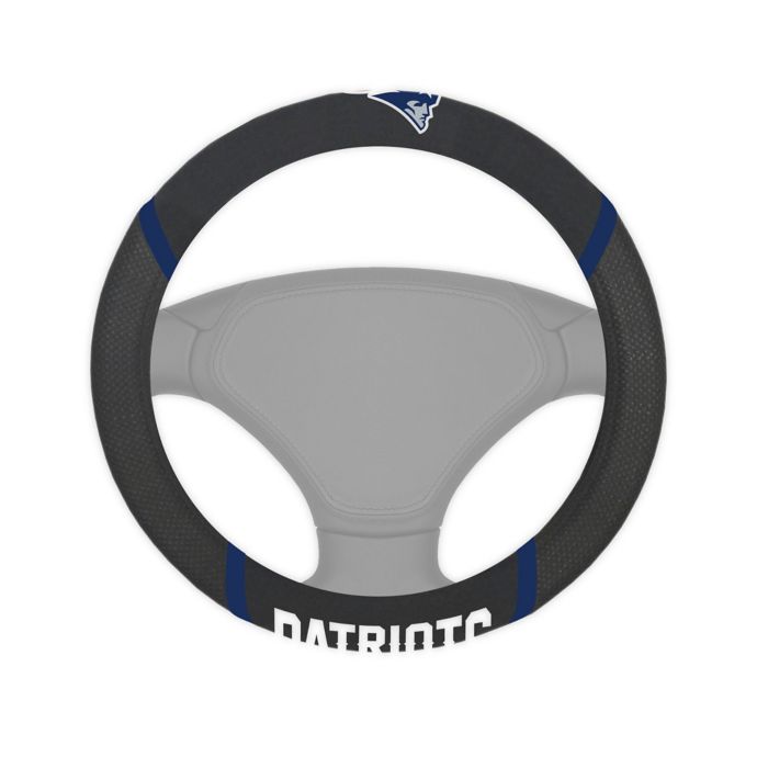 new england patriots steering wheel cover