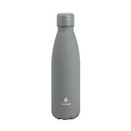 Manna™ Vogue® 17 oz. Double Wall Stainless Steel Bottle in Grey Soft Touch