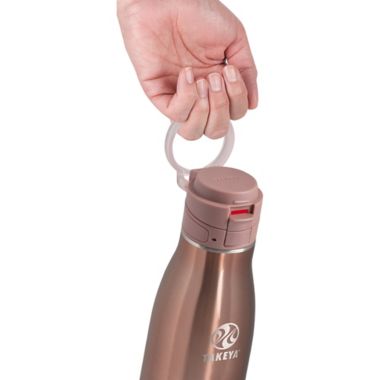 Takeya&reg; Actives Stainless Steel 17 oz. Travel Mug in Rose Gold. View a larger version of this product image.