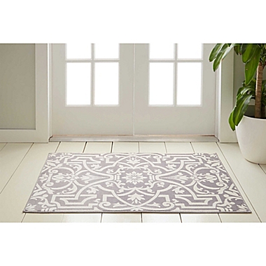 Home Dynamix Westwood Trellis Accent Rug in Grey. View a larger version of this product image.