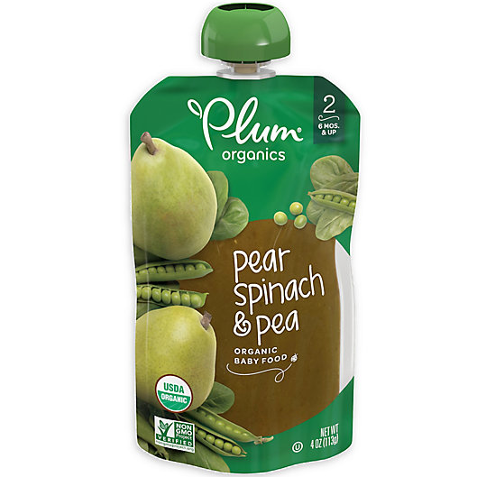 Alternate image 1 for Plum Organics™ Second Blends™ Spinach, Peas and Pear Baby Food Pouch