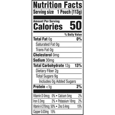 Plum Organics&trade; Second Blends&trade; Apple and Carrot Baby Food Pouch. View a larger version of this product image.