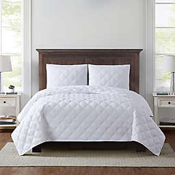 Truly Soft® 3D Puff 3-Piece Full/Queen Quilt Set in White