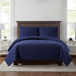 Truly Soft® 3D Puff 2-Piece Twin XL Quilt Set in Navy