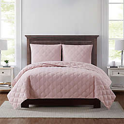 Truly Soft® 3D Puff 2-Piece Twin XL Quilt Set in Blush