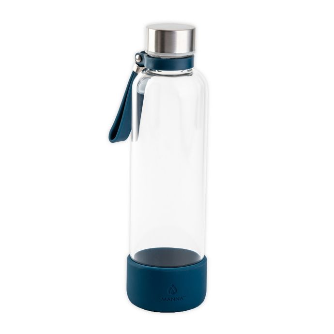 Manna™ 20 oz. Glass and Silcone Water Bottle | Bed Bath and Beyond Canada