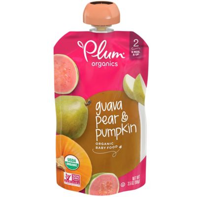 Plum Organics&trade; Second Blends 3.5 oz. Guava, Pear &amp; Pumpkin Pouch