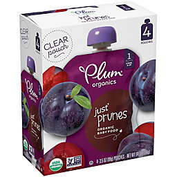 Plum Organics™ JUST® Fruits 4-Pack 3.5 oz. Prunes Baby Pouch