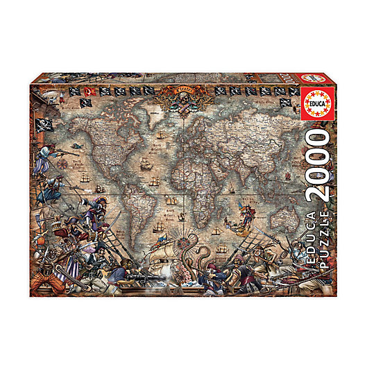 Alternate image 1 for Pirates Map Jigsaw Puzzle: 2000 Pcs