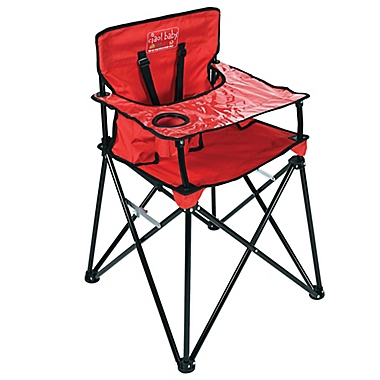 ciao! baby&reg; Portable High Chair in Red. View a larger version of this product image.