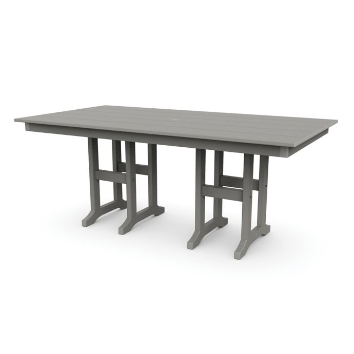 POLYWOOD® Lakeside 72-Inch Dining Table in Slate Grey | Bed Bath & Beyond