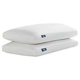 Serta® 2-Pack White Goose Feather and Down Fiber Standard/Queen Side Sleeper Bed Pillows