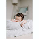 Alternate image 2 for aden + anais&reg; Snuggle Knit Swaddle Blanket in Heater Grey