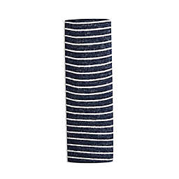 aden + anais® Striped Snuggle Knit Swaddle Blanket in Navy