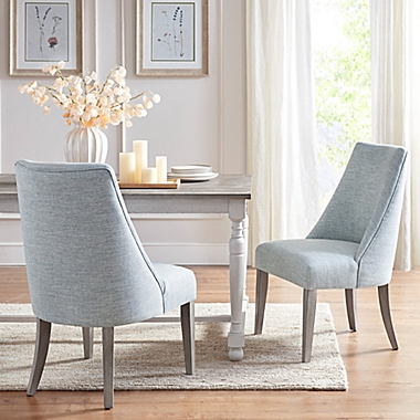 Martha Stewart Winfield 2-Piece Dining Chair in Light Blue. View a larger version of this product image.