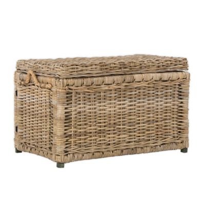 Jacob Wicker Storage Trunk in Natural