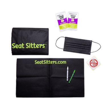 Seat Sitters Kids Reusable Seat Covers Kit with Crayons. View a larger version of this product image.
