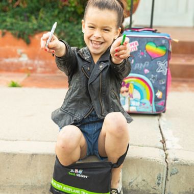 Seat Sitters Kids Reusable Seat Covers Kit with Crayons. View a larger version of this product image.