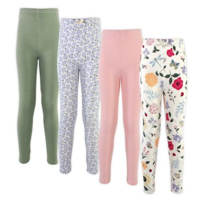 Touched by Nature&reg; 4-Pack Organic Cotton Leggings
