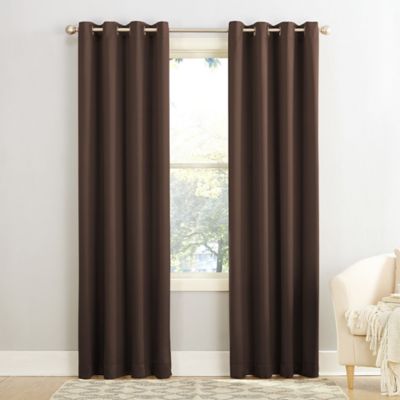 Brown Curtains Bed Bath Beyond, Faux Leather Curtains Brown Velvet
