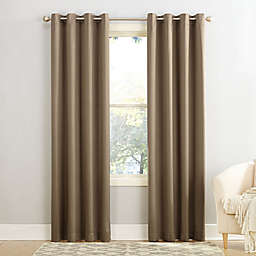 Sun Zero® Bella 63-Inch Grommet Window Curtain Panel in Mocha (Single)