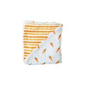 Malabar Baby GOTS Certified Organic Cotton Blanket in Carrot