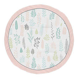 Leaf Playmat by Sweet Jojo Designs® in Pink/White