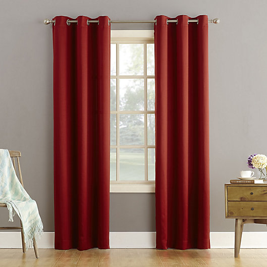 Alternate image 1 for Sun Zero® Bella Grommet Room Darkening Curtain Panel (Single)