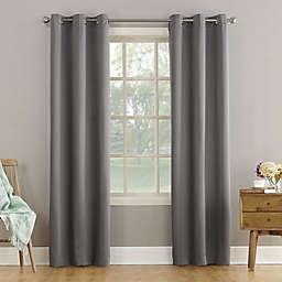 Sun Zero® Bella 95-Inch Grommet Curtain Panel in Grey (Single)