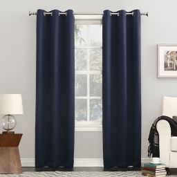 Navy Gray Curtains Bed Bath Beyond