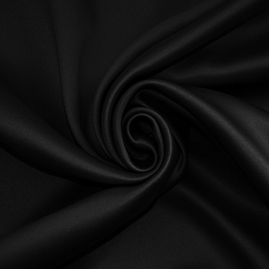 Sun Zero&reg; Mariah Saxon 108-Inch Grommet Window Curtain Panel in Black (Single). View a larger version of this product image.