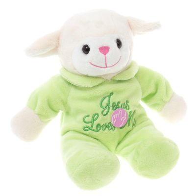 jesus loves me stuffed bunny