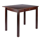 Perrone High Dining Table with Drop Leaf in Walnut