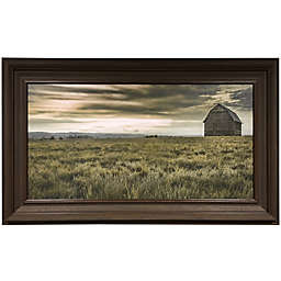 Barn on Horizon 34-Inch x 58-Inch Framed Wall Art
