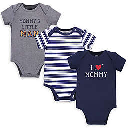 Hudson Baby® 3-Pack Mommy Bodysuits